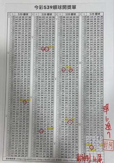 2024/11/14 阿財版路解說-尾數